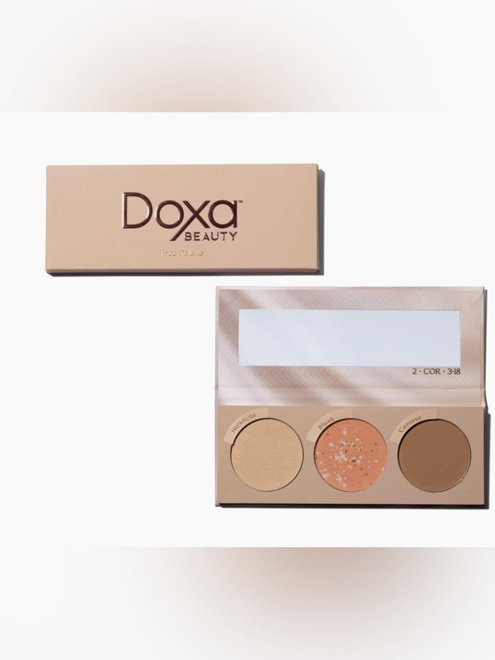 New Doxa Beauty Be A Light Face Palette contour, blush, highlighter powders - Picture 6 of 6